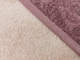 Kapuzenbadetuch peach/mauve