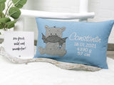 Kissen, Namenskissen, personalisiert, individuell, Kinderkissen, Geschenk zur Geburt Taufe, Drache