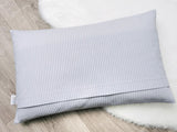 Namenskissen, Taufkissen, Kinderkissen, Kissen mit Namensbestickung, Geschenk zur Geburt und Taufe, Taufgeschenk, Kuh