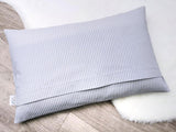 Namenskissen, Taufkissen, Kinderkissen, Kissen mit Namensbestickung, Geschenk zur Geburt und Taufe, Taufgeschenk, bestickt, personalisiert, individuell, Waschbär