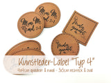Kunstleder-Label, Kunstleder-Patch, Lederpatch, Leder-Patch, Patch, Label, individuelles Design, Logo-Label, Logo Label, rechteckig, quadratisch