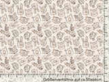 Vorbestellung, Eigenproduktion, Stoff drucken, Stoff für Kinder, Kinderstoff, Jersey, French Terry, Waffelstrick, Rippjersey, Tiere, Safari, Fuchs, Hase, Bär, Fox, Bunny & Bear