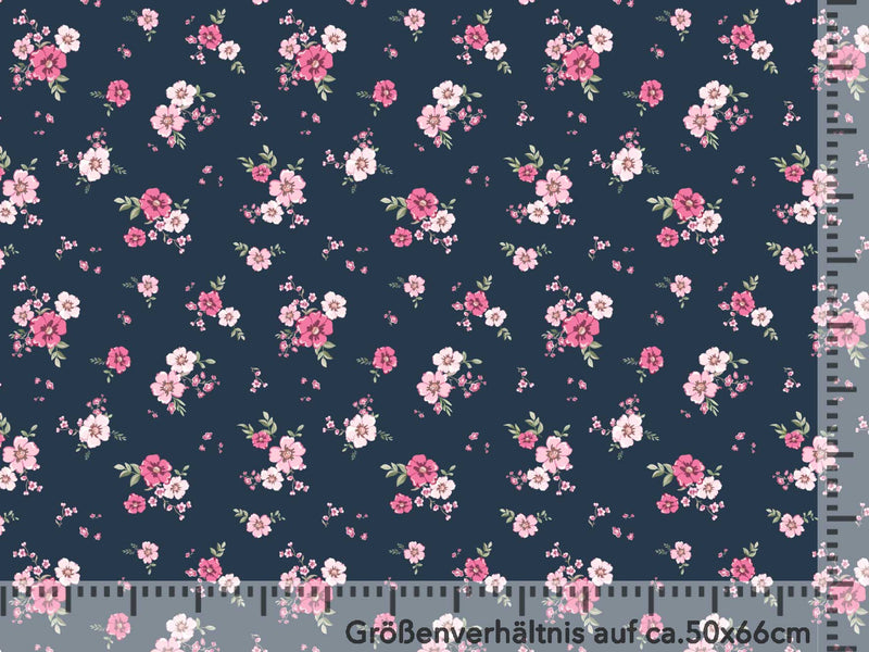 Vorbestellung, Eigenproduktion, Stoff drucken, Stoff für Kinder, Kinderstoff, Jersey, French Terry, Waffelstrick, Rippjersey, Mini Flowers, Blümchen, Streublumen, Blumen