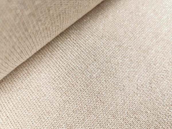 Strick, Glitzerstrick, Viskosestrick, Viskose, Lurex, Lurexfaden, silber, beige, dunkelbeige